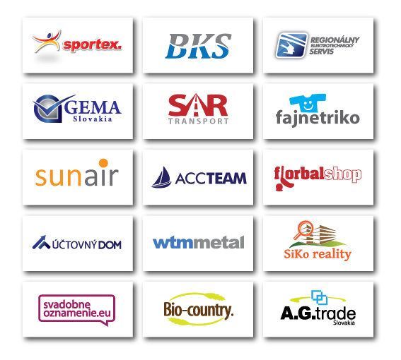 Referencie z našej tvorby loga